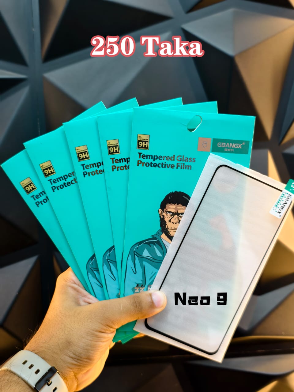 GBANGX 9H HD Glass Protector For Neo 9